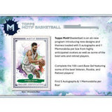 2023/24 Topps Motif Basketball Hobby 3 box Case