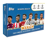 2024/25 Topps UEFA Club Competitions Merlin Chrome Soccer Breaker's Delight Box